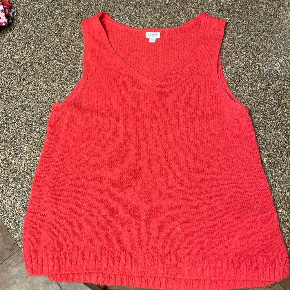 J Crew sleeveless sweater
